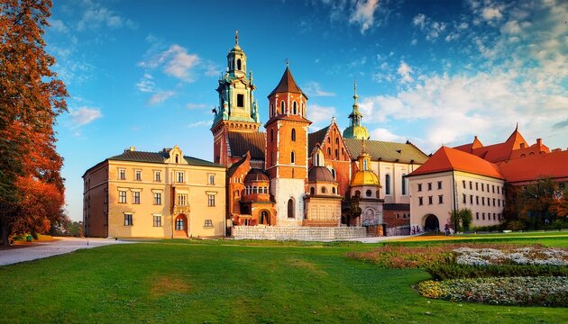 wawel royal castle in krakow poland
