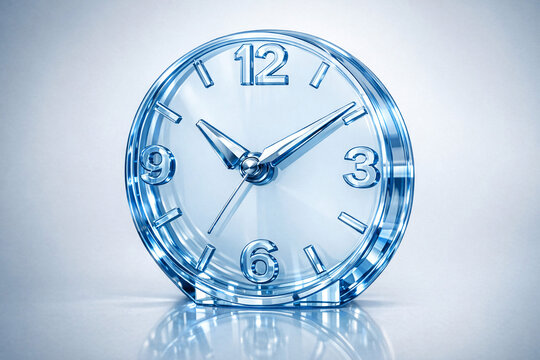 Glass Clock Face