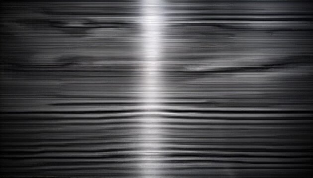 fine brushed wide metal steel or aluminum plate background of industrial or metallic grey panel with shiny light surface iron metal wallpaper framework of machinery construction engineering