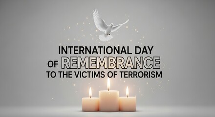 Victims of Terrorism International Day of Remembrance Poster