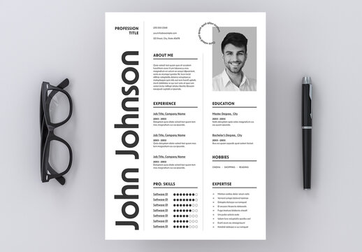 Creative Resume Layout