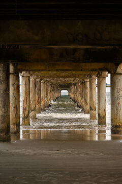 pier in the sea
