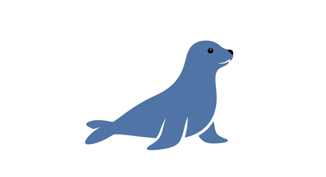 Blue Seal Mammal Marine Animal.