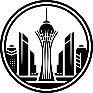 Astana Skyline Vector Icon