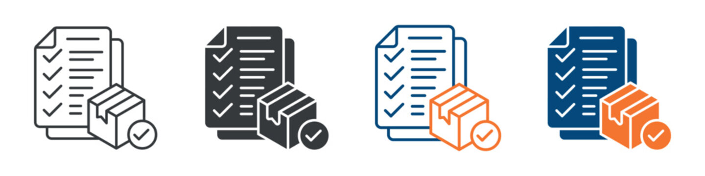 Product Backlog Icon Set Multiple Style Collection