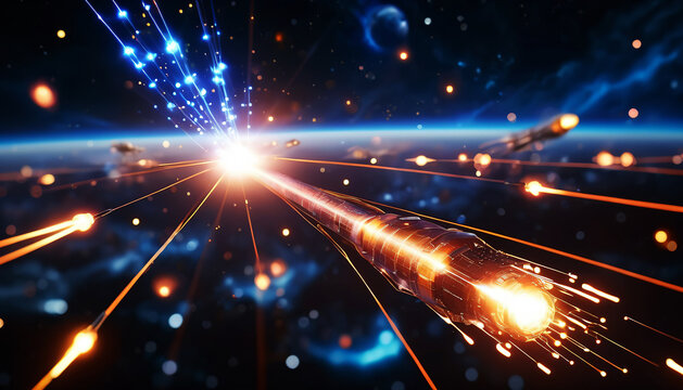 High Speed Data Stream Background