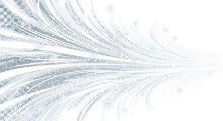 Fototapeta premium Winter Snowflake Abstract Background