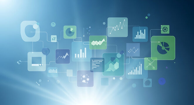 Collection of various business infographic elements.