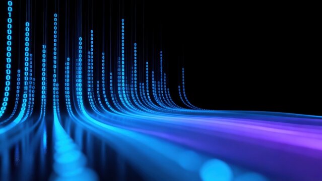 Abstract digital binary data stream