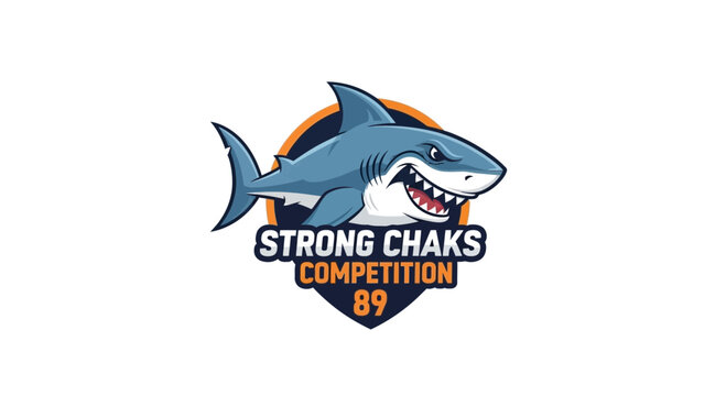 Shark Logo Design Competition Emblem.