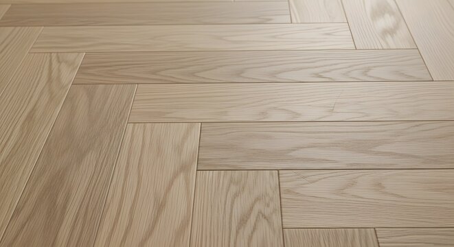 Light brown herringbone wooden parquet flooring seamless pattern texture