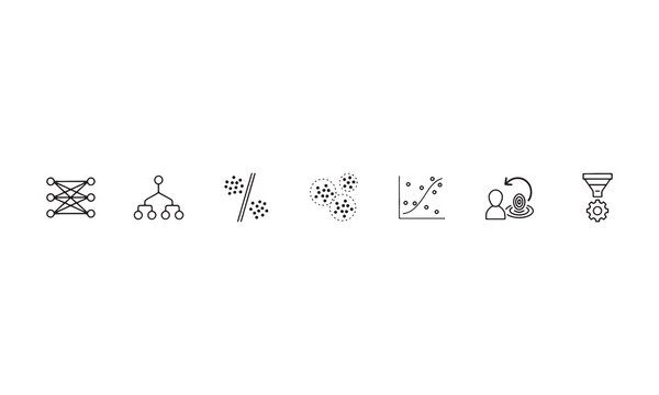 Abstract illustrating data science and machine learning concepts