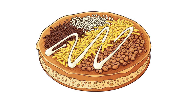 Martabak Manis Indonesian Sweet Pancake with Toppings