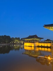 Naklejka premium 경주 동궁과 월지 야경