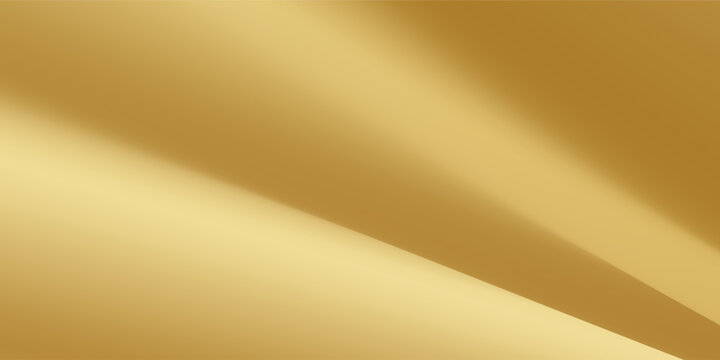 Close-up texture of natural gold silk. Light Golden fabric smooth texture surface background abstract simple