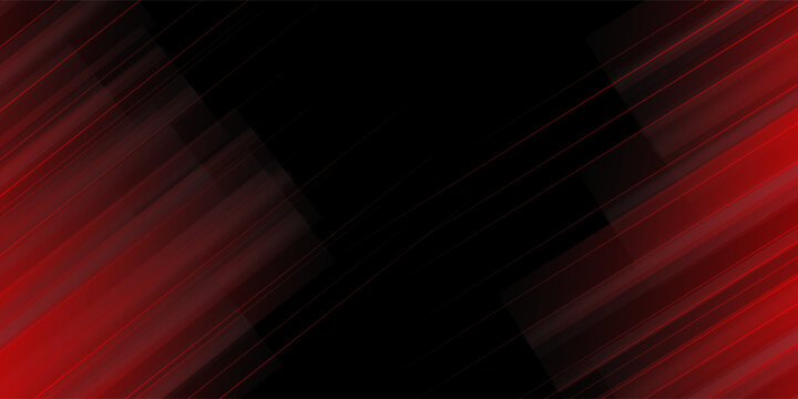 Abstract red and black are light pattern with the gradient is the with floor wall metal texture soft tech abstract