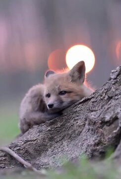 fox in the wild