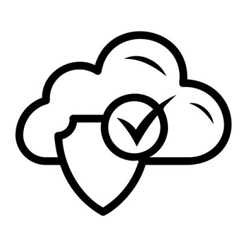 locked Line Icon