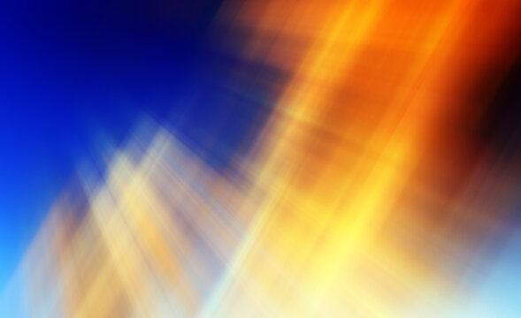 Abstract background in blue, orange and yellow colors