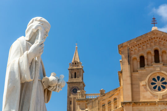 Ta Pinu Church on Gozo is a famous landmark on the island - ISLAND OF MALTA