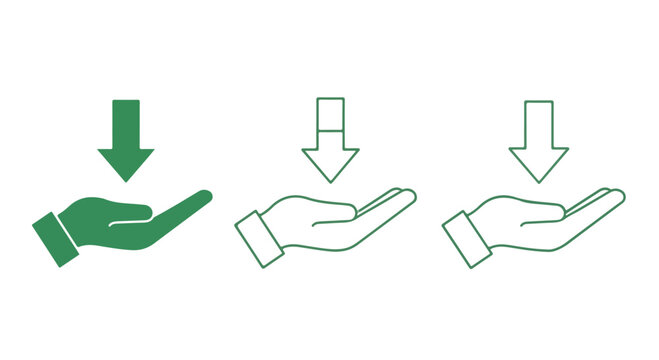 Three hands showing different levels of support and care, symbolizing help, assistance, and compassion in various