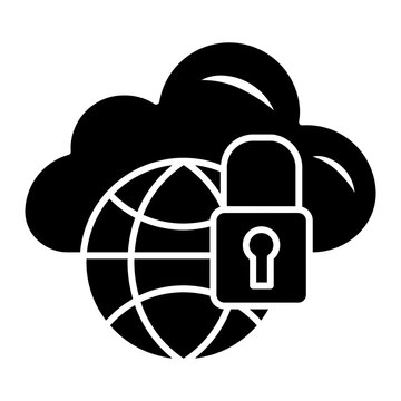 data secure Solid icon
