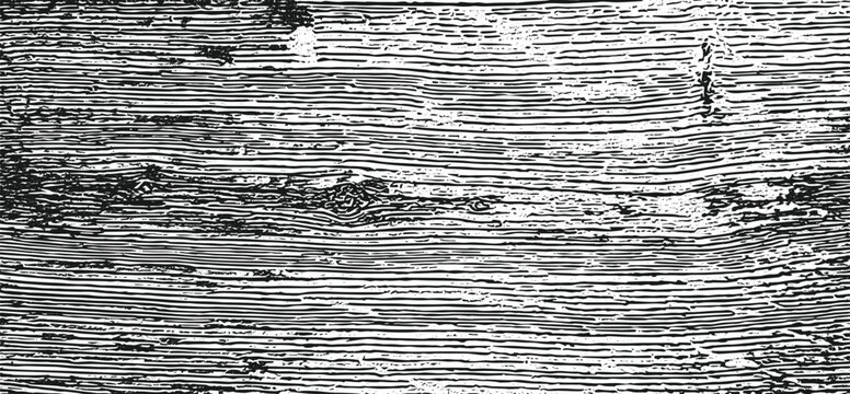 distressed wood grain texture background with engraved timber lines and rustic monochrome pattern