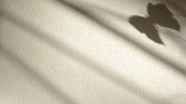 Shadow of dancing woman, hand and shadow of dragonfly in glowing blurred light. Her carefree demeanor embodies freedom and happiness. Moment of the silence. Cinematic effect. Sustainable lifestyle