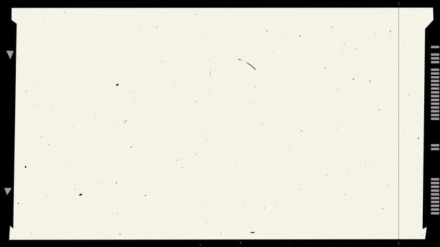 Authentic frame for Super 8 film Effect, Old film dust and scratches texture overlay Animation on black background,
Authentic 4K Super 8 Film Frame, Old Movie. Real hard 8 mm film scratches.