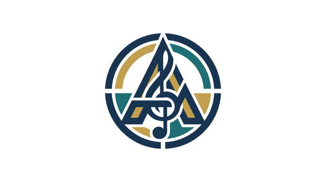 Stylized Letter A Logo Design.