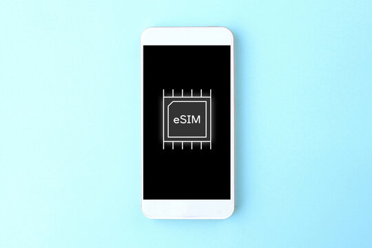 eSIMが搭載されたスマホのイメージ画像
