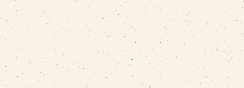 Craft cream grain paper seamless texture. Light beige dotted speckle background. Vintage old ecru repeating wallpaper. Recycle surface backdrop with specks, flecks, particles. Vector off white old bg