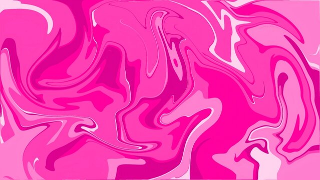Vibrant abstract background featuring fluid swirls of deep magenta hot pink and soft blush tones creating a dynamic artistic marble texture for modern design projects