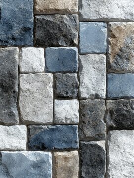 Seamless bluestone capstone pattern with smooth texture, natural stone surface, uniform repeating design, elegant minimalist finish, ideal for architecture, flooring, walls, and interior decoration