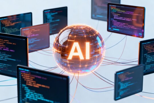 AI technology and coding interface