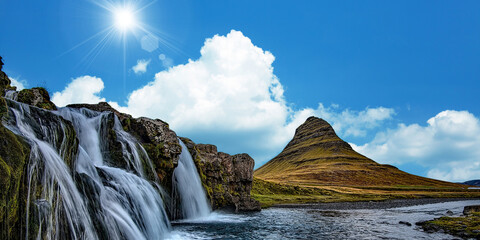 the waterfall in the mountains of the island of the most polluted towns in the north of israel