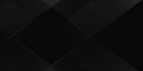 Fototapeta premium Abstract Luxury background. polygonal pattern. black and gold lines. Vector illustration.eps10