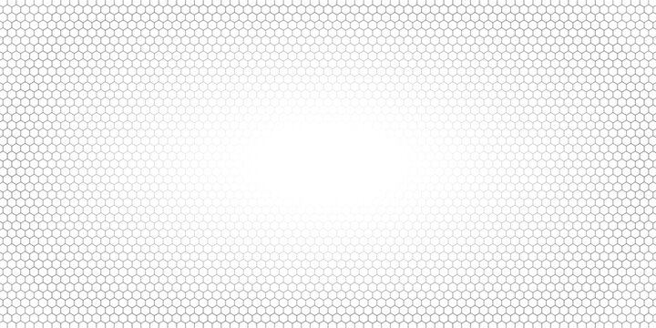 White hexagonal geometric abstract background. 3d illustration, 3d rendering.