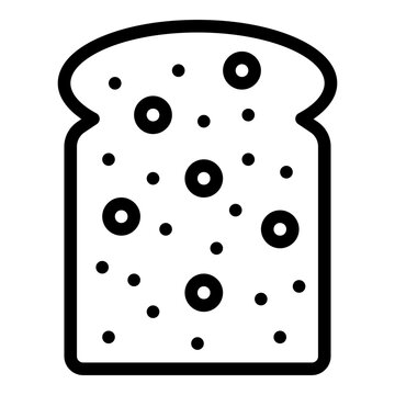 bread slice icon