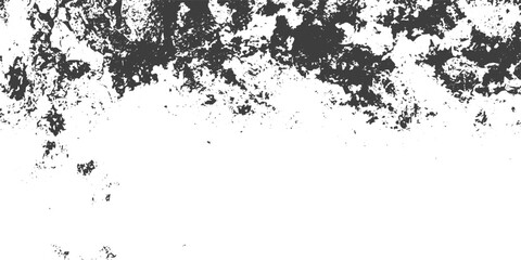 Obraz premium Black and White Distressed Grunge Texture Vector Background with Splatter Effects (1)
