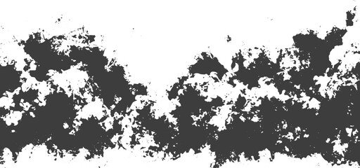 Obraz premium Abstract Black and White Grunge Vector Background with Distressed Texture and Ink Splatter Design