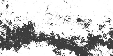 Fototapeta premium Distressed Black and White Grunge Texture with Splatters and Rough Edges for Abstract Background Designs