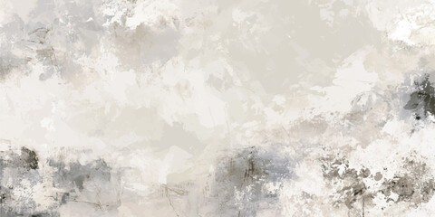 Neutral Abstract Watercolor Texture Background with Muted Grey and Beige Tones for Wall Art and Design © Meherun