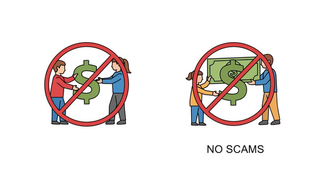 Stop Financial Scams: No Money Fraud, No Deception