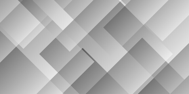 Abstract space square cube transparent paper geometric background. vector modern layer white and gray gradient material rectangle, rhombus shape web blank business template background.