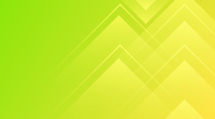 Obraz premium Geometric background of abstract layered chevrons in a bright green to yellow gradient, symbolizing growth and progress