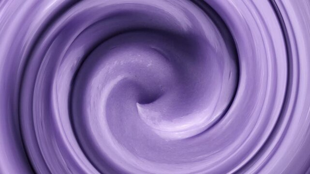 4K video of a purple butter swirl texture. A soft abstract purple background for promos, motion videos, or concept videos. Can also be used to promote food and beverage products on social media