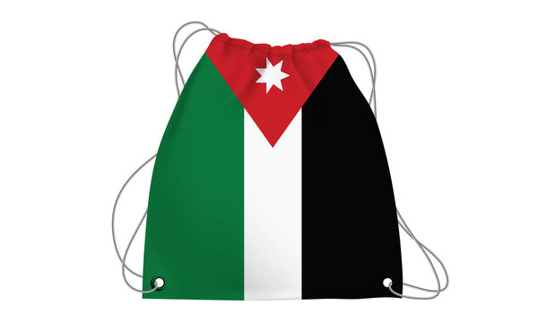 Players Country Flag Bag Jordan.3d illustration