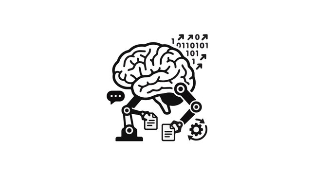Ai Brain Robotic Arms Automation Processes