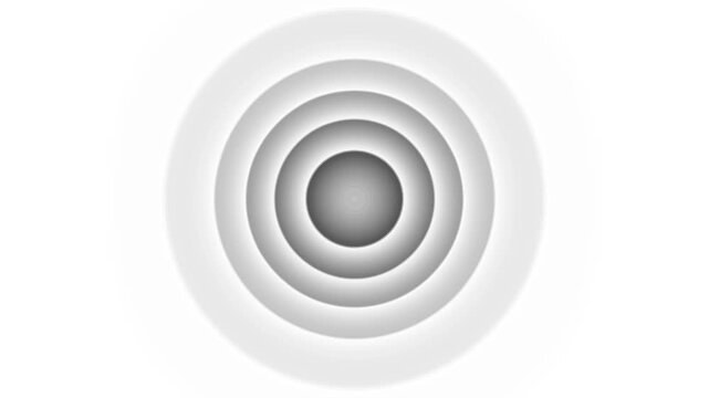 Radio wave animation.  Frequency radio wave signal animation on background.